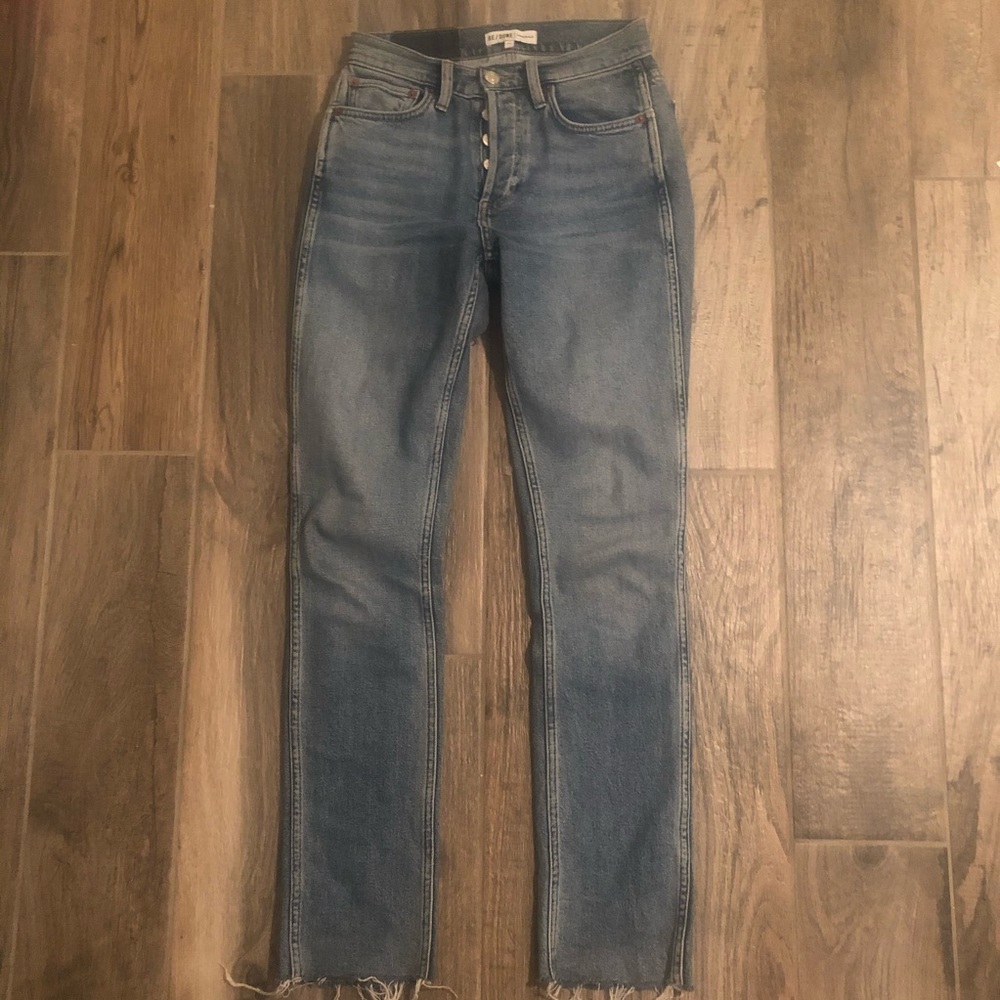 RE/DONE Double Needle Long in Light 41- Sz 24 - Picture 6 of 11